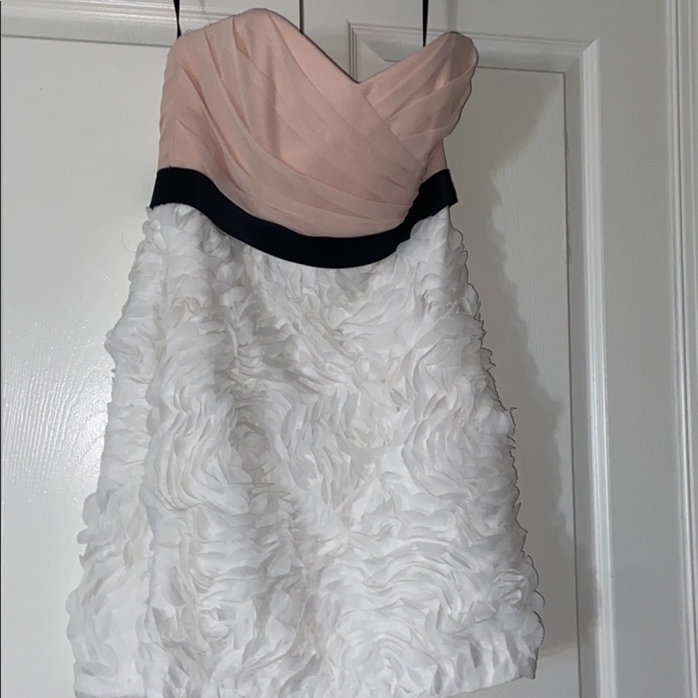 Chiffon top / satin belt / who or Ivo skirt